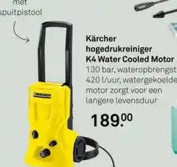 Karwei Kärcher hogedrukreiniger K4 Water Cooled Motor aanbieding