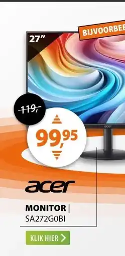 Expert Acer SA272G0bi aanbieding