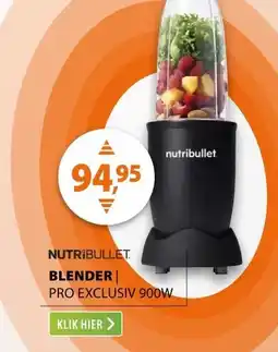 Expert Nutribullet Pro Exclusiv 900W Zwart aanbieding