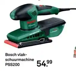 Karwei Bosch vlak- schuurmachine aanbieding