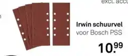 Karwei Irwin schuurvel aanbieding