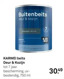 Karwei Karwei beits deur & kozijn aanbieding