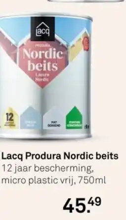 Karwei Lacq Produra Nordic beits aanbieding