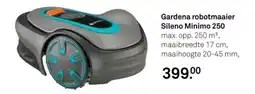 Karwei Gardena robotmaaier Sileno Minimo 250 aanbieding