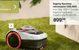 Karwei Segway Navimow robotmaaier 1206 awd aanbieding