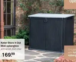 Karwei Keter Store It Out Midi opbergbox aanbieding