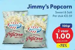 Die Grenze Jimmy's Popcorn aanbieding
