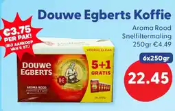 Die Grenze Douwe Egberts Koffie aanbieding