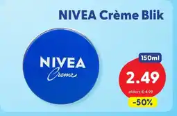 Die Grenze Nivea crème blik aanbieding