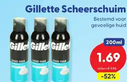 Die Grenze Gillette Scheerschuim aanbieding