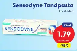 Die Grenze Sensodyne Tandpasta aanbieding