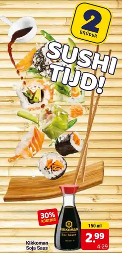 Die 2 Brüder Kikkoman Soja Saus aanbieding