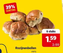 Die 2 Brüder Rozijnenbollen aanbieding