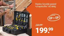 Inter Chalet Stanley Gevulde gereed- schapskoffer 142- delig aanbieding