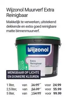 Inter Chalet Wijzonol Muurverf Extra Reinigbaar aanbieding