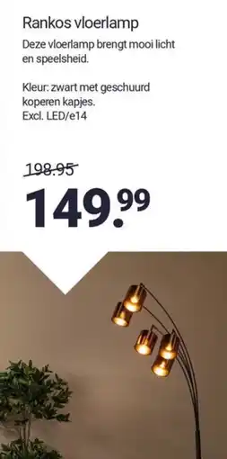 Inter Chalet Rankos vloerlamp aanbieding