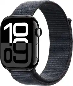 Coolblue Apple Watch Series 10 4G 46mm Zwart Sport Loop aanbieding