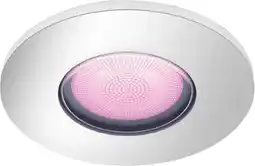Coolblue Philips Hue Xamento badkamer inbouwspot White and Color - Chroom - Rond aanbieding