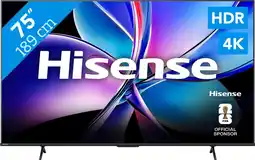 Coolblue Hisense 75'' PRO QLED E7Q (2025) aanbieding