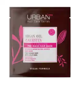 De Online Drogist Urban Care Argan Oil & Keratin Pre-Wash Hair Mask 50ML aanbieding