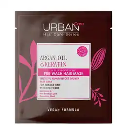 De Online Drogist Urban Care Argan Oil & Keratin Pre-Wash Hair Mask 50ML aanbieding
