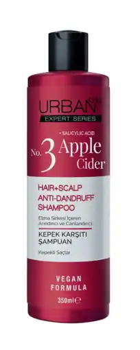 De Online Drogist Urban Care No.3 Applecider Hair+Scalp Anti-Dandruff Shampoo 350ML aanbieding