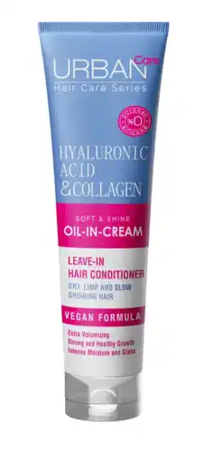 De Online Drogist Urban Care Hyaluronic Acid & Collagen Oil-In-Cream 150ML aanbieding