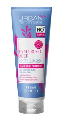 De Online Drogist Urban Care Hyaluronic Acid & Collagen Shampoo 250ML aanbieding