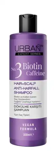 De Online Drogist Urban Care No.3 Biotin Caffeine Hair+Scalp Anti-Hairfall Shampoo 350ML aanbieding