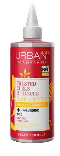 De Online Drogist Urban Care Urban Twisted Curls Hibiscus & Sea Butter Micellar Shampoo 340ML aanbieding