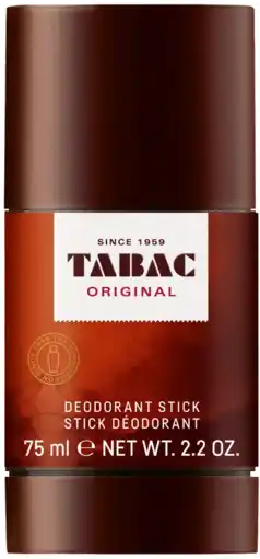 De Online Drogist Tabac Deodorant Stick 75ML aanbieding