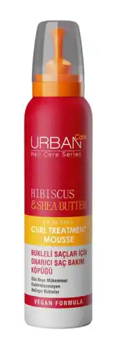 De Online Drogist Urban Care Hibiscus & Shea Butter Curl Treatment Mousse 150ML aanbieding