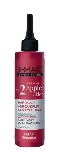 De Online Drogist Urban Care No.2 Applecider Hair+Scalp Anti-Dandruff Clarifying Tonic 200ML aanbieding