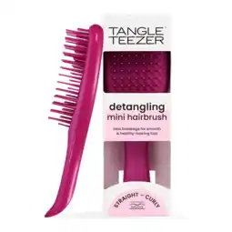 De Online Drogist Tangle Teezer Detangling Mini Hairbrush Electric Raspberry 1ST aanbieding