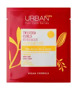 De Online Drogist Urban Care Twisted Curls Hibiscus & Shea Butter Pre-Wash Hair Mask 50ML aanbieding