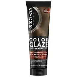 Trekpleister Syoss Color Glaze Deep Brunette Hair Glossing Toner aanbieding