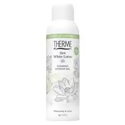 Trekpleister Therme Zen White Lotus Foaming Shower Gel aanbieding