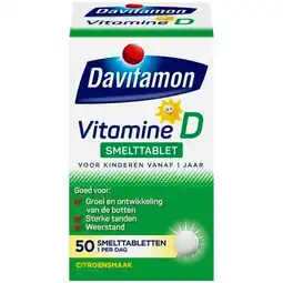 Trekpleister Davitamon Vitamine D Kind Smelttabletten aanbieding