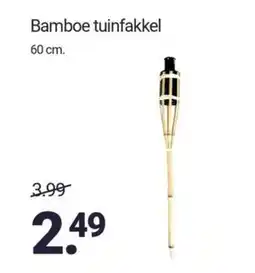 Inter Chalet Bamboe tuinfakkel aanbieding