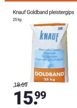 Inter Chalet Knauf goldband pleistergips aanbieding