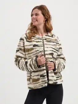 ANWB Mgo Lana Dames Vest Teddy look- Wit Wit aanbieding