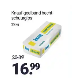 Inter Chalet Knauf geelband hecht schuurgips aanbieding