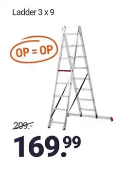 Inter Chalet Ladder 3 x 9 aanbieding