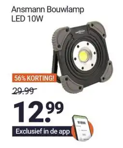 Inter Chalet Ansmann bouwlamp aanbieding