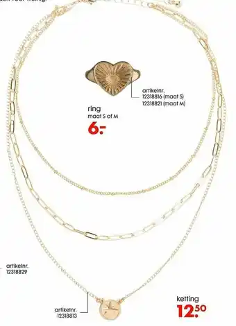 HEMA Ring Of Ketting aanbieding