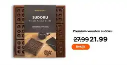 The Read Shop Premium wooden sudoku aanbieding