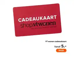 The Read Shop Vt wonen cadeaukaart aanbieding