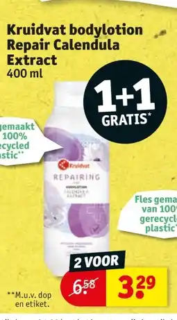 Kruidvat Kruidvat bodylotion Repair Calendula Extract aanbieding