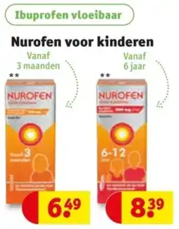 Kruidvat Nurofen voor kinderen aanbieding