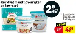 Kruidvat Kruidvat maaltijdverrijker en low-carb aanbieding